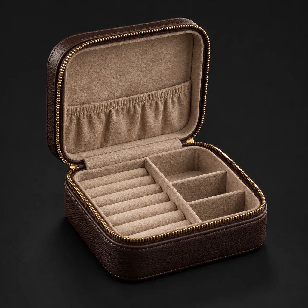 Travel jewellery case