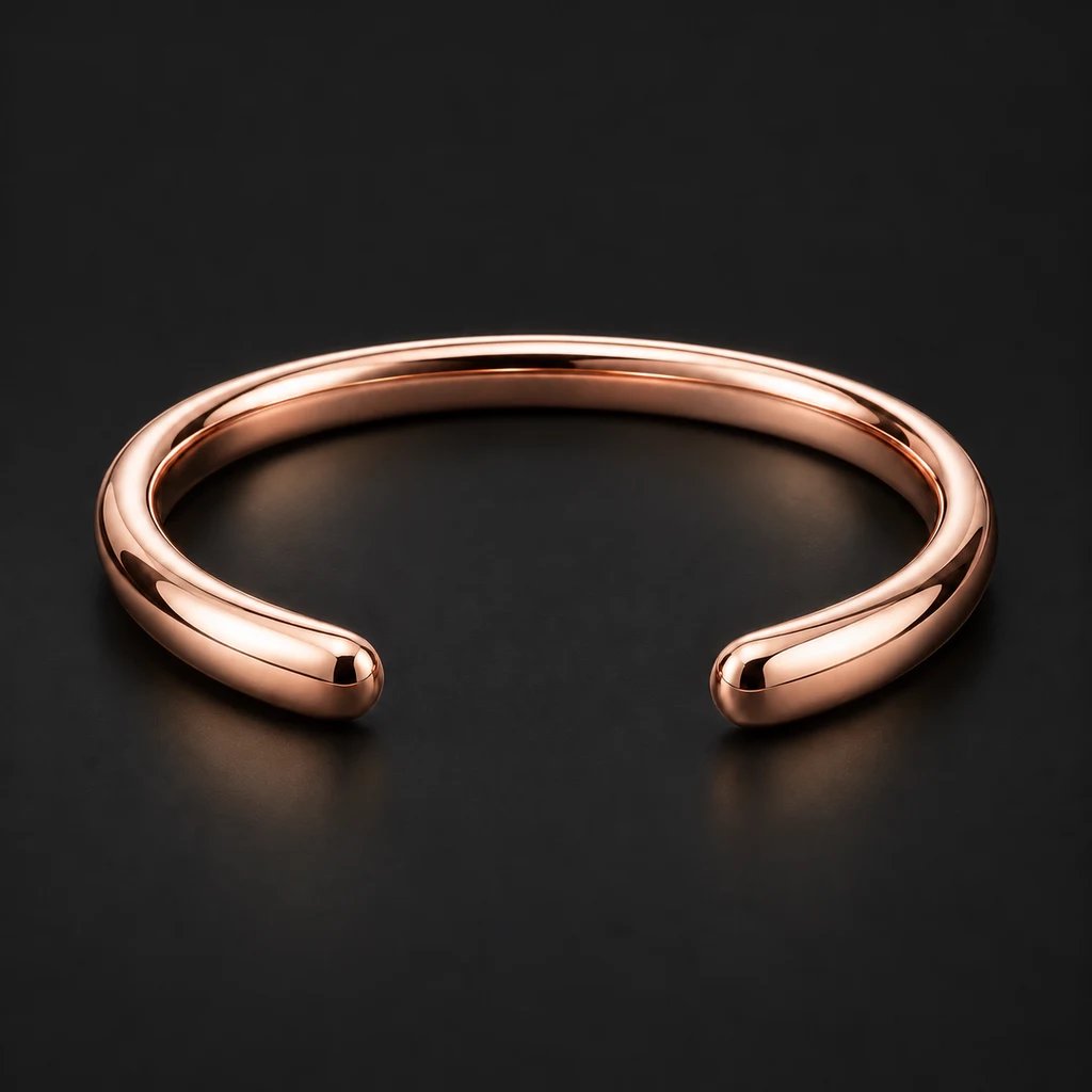 Arc bracelet – Rose tone